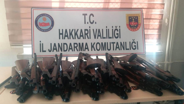 Şemdinli’de 30 Adet Av Tüfeği Ele Geçirildi