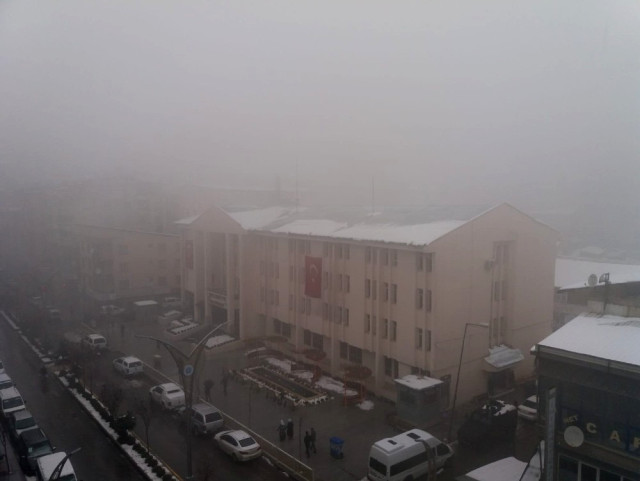 Hakkari’de Yoğun Sis