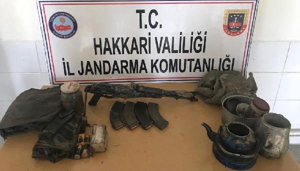 Hakkari’de PKK’nın Silah ve Mühimmatı Ele Geçirildi