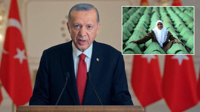 Erdoğan’dan Srebrenitsa soykırımı ile ilgili görüntü bildiri