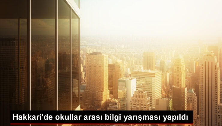 Hakkari’de Lise ve Ortaokulları Ortası Bilgi Yarışı Düzenlendi