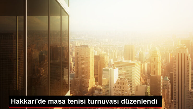 Hakkari’de Cumhuriyetin 100. Yılına Özel Masa Tenisi Turnuvası Düzenlendi
