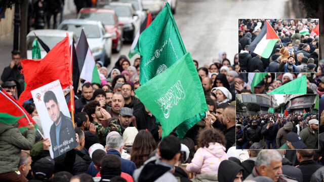 Batı Şeria’da Aruri’nin öldürülmesi protesto edildi