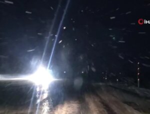 Kurubaş ve Güzeldere geçidinde kar ve sis tesirli oldu