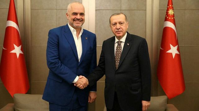 Cumhurbaşkanı Erdoğan Başbakan Rama ile görüştü: Türkiye ile Arnavutluk savunma sanayiinde iş birliğini güçlendirecek