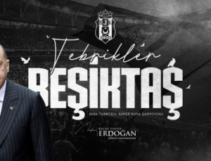 Cumhurbaşkanı Erdoğan’dan şampiyon Beşiktaş’a tebrik