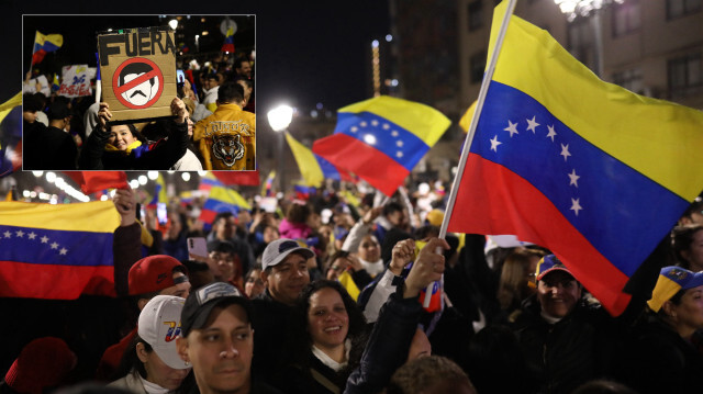 Maduro Venezuelalı göçmenler tarafından protesto edildi: Seçim sonuçlarının şaibeli olduğu argümanı