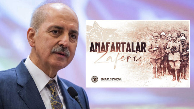 TBMM Başkanı Kurtulmuş Anafartalar Zaferi’nin 109’uncu yılı hasebiyle ileti yayımladı