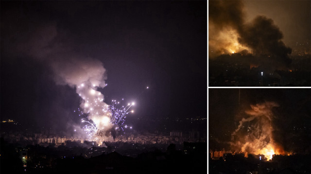 Beyrut’un güneyinde şiddetli patlamalar meydana geldi