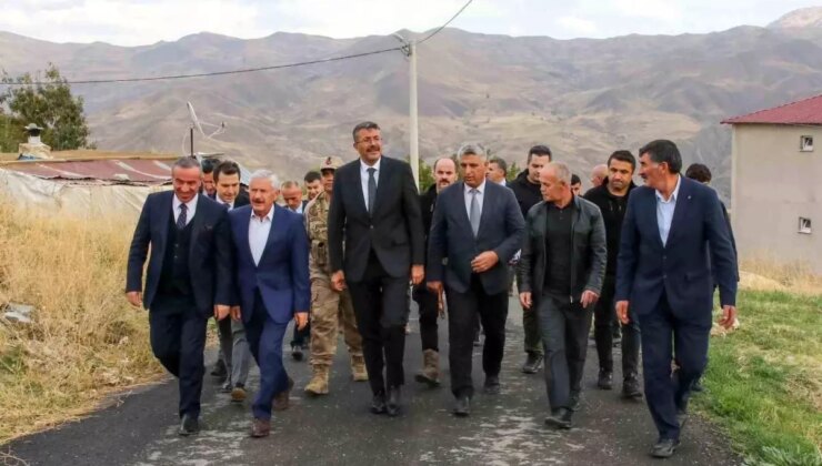 Vali Ali Çelik’ten köylere çıkarma