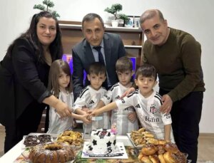 Yüksekova’da Dördüzlere Doğum Günü Sürprizi