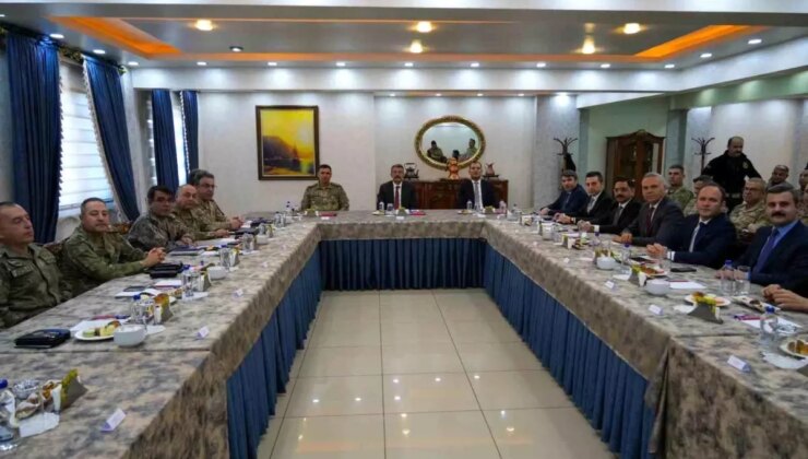 Hakkari’de Hudut Güvenliği Toplantısı Gerçekleştirildi