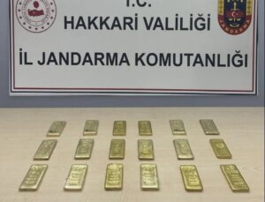 Yüksekova’da 18 Kilogram Kaçak Altın Ele Geçirildi