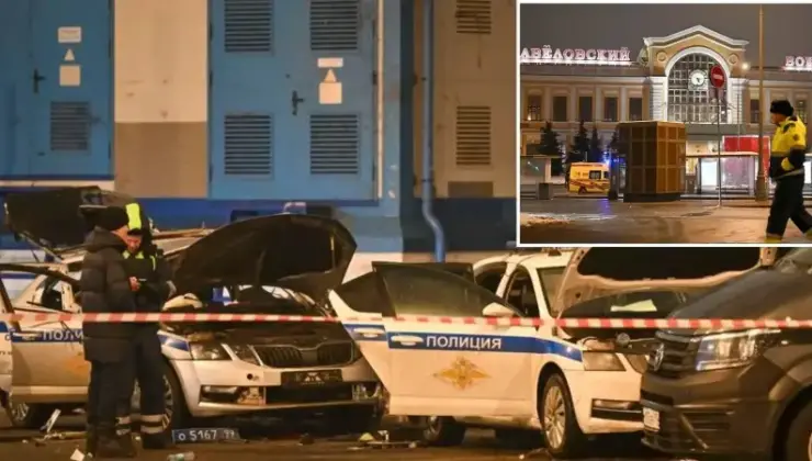 Moskova’da tren istasyonu yakınında patlama: 1 polis öldü 2 polis yaralandı