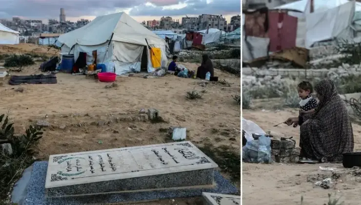Yerinden edilmiş Gazzeli aile ramazanı buruk karşılıyor