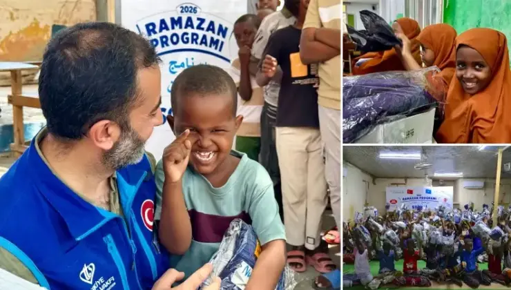 Bayramlıklar Somali’de yetim çocukların yüzünü güldürdü