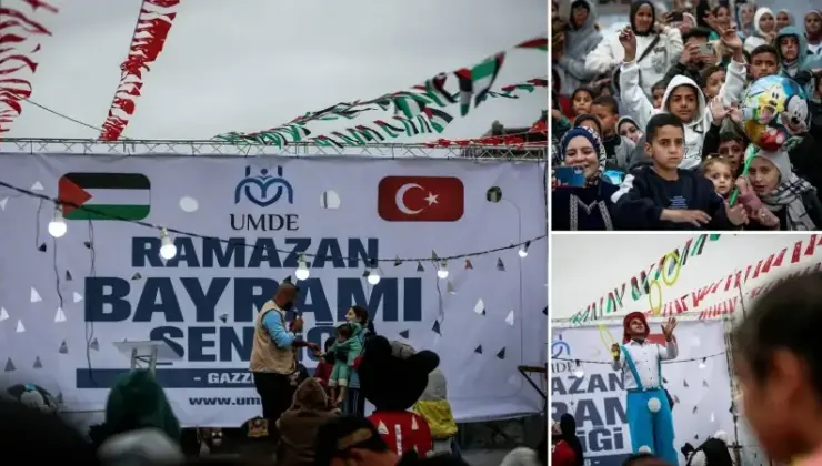 Gazze’de savaşın günahsız mağdurları çocuklar için aktiflik düzenlendi