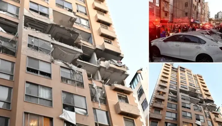 İsrail Lübnan’ın başşehri Beyrut’ta bir binaya hücum düzenledi