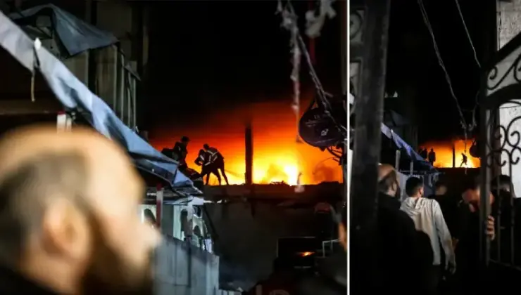 İsrail ordusu Gazze kentine hava saldırısı düzenledi