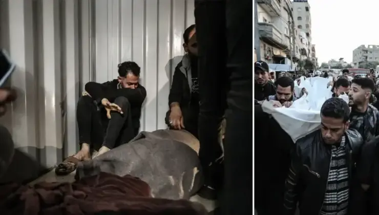İsrail’in Gazze’de polis aracına düzenlediği atakta 4 Filistinli hayatını kaybetti