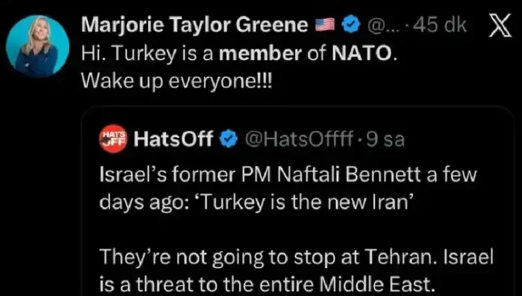 Siyonist Bennett’e karşılık: Türkiye bir NATO üyesi