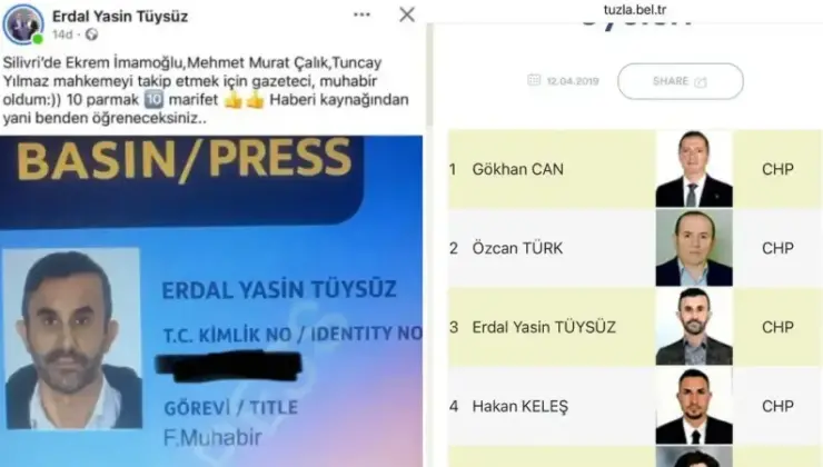 Uydurma basın kartıyla İmamoğlu duruşmalarından manzara sızdırmıştı: CHP’li meclis üyesi olduğu ortaya çıktı