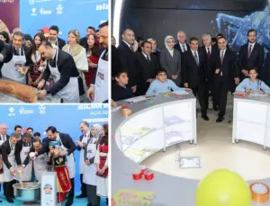 12 ülkeden gelen çocuklar Esenler Belediyesi’nin 16. Memleketler arası Barış Ekmeği Şenliği’nde buluştu