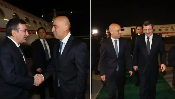 Cumhurbaşkanı Yardımcısı Yılmaz Azerbaycan’ın başşehri Bakü’ye geldi