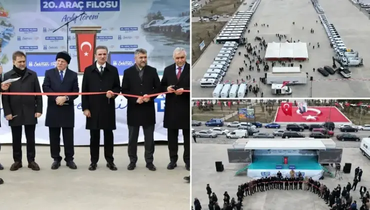 Erzurum’da Lider Sekmen’in gönül belediyeciliği filoya yansıdı: 678 milyonluk yatırımla 170 araç vazifeye başladı