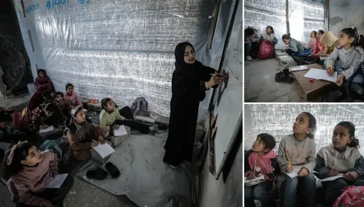 Filistinli çocuklar güçlü şartlarda Çocuk Günü’nü karşılıyor