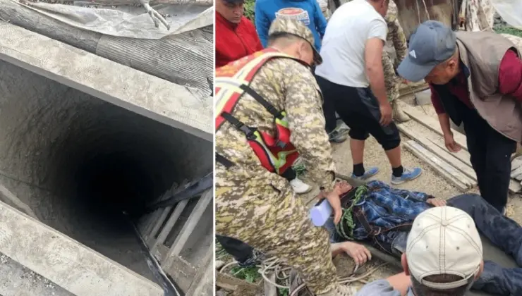 Kırgızistan’da inanılmaz olay:  65 yaşındaki adam 18 metre derinliğindeki kuyuda 16 gün boyunca mahsur kaldı