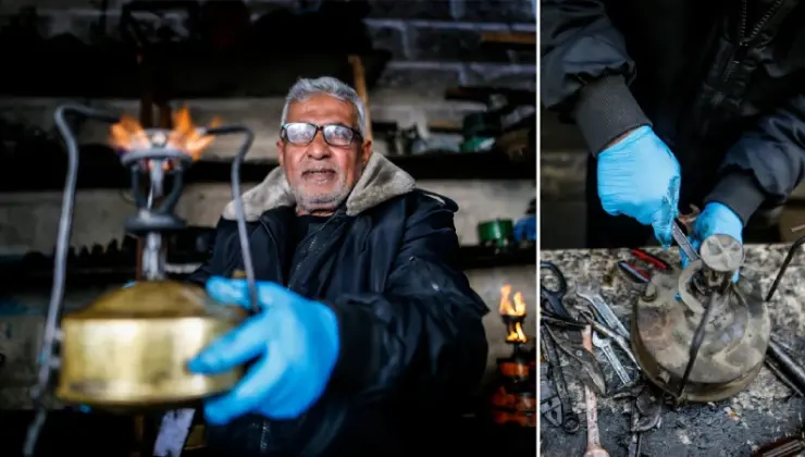 Yakıt ve tüp gazı krizinin yaşandığı Gazze’de halk gaz yağı ocaklarına yöneliyor