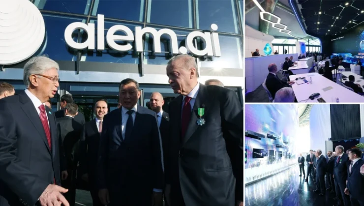 Cumhurbaşkanı Erdoğan’dan Astana’da ‘Alem.AI’ ziyareti: Tokayev’den bilgi aldı