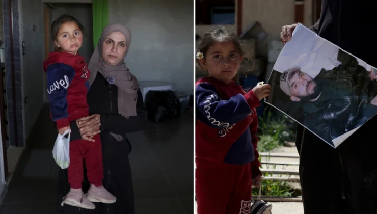 Suriyeli 4 çocuk annesi bayan yaklaşık 1 yıldır İsrail’in alıkoyduğu eşine kavuşmayı bekliyor