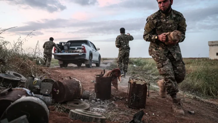 Terörden temizlenen Rakka’da YPG’nin döşediği patlayıcılar imha edildi