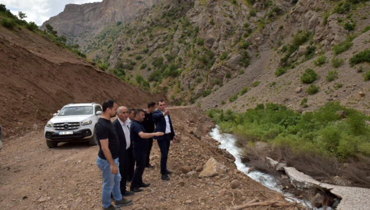 Cilo ve Sat Dağları Ulusal Parkı yolunda asfalt hazırlığı