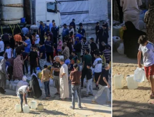 Gazze’de pak su krizi devam ediyor