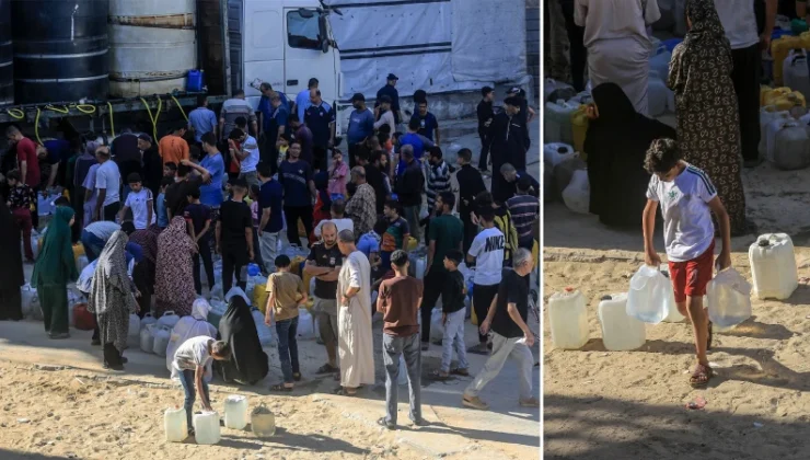 Gazze’de pak su krizi devam ediyor
