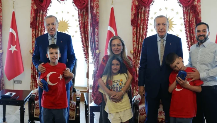 Güzelliğin küçük elçisi: Cumhurbaşkanı Erdoğan Joshua Harris’i kabul etti