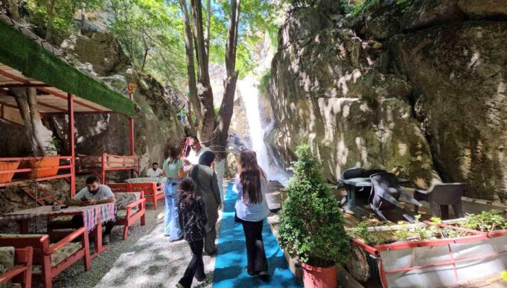 Nehri Şelalesi’ne yoğun ilgi