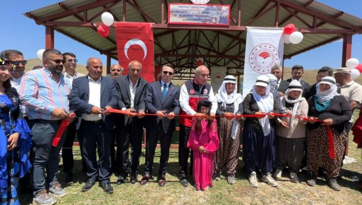 Yüksekova’da berivanlar gölgeliğe kavuştu